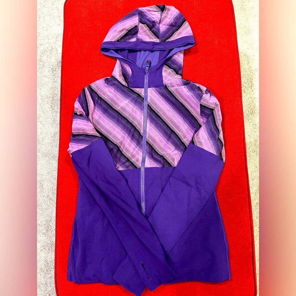 lululemon Women’s Size 12 Scuba Hoodie Reversible Dark Purple